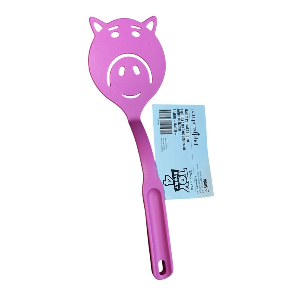 Disney Pixar Toy Story 4 pink Hamm pancake flipper pig NEW pampered chef